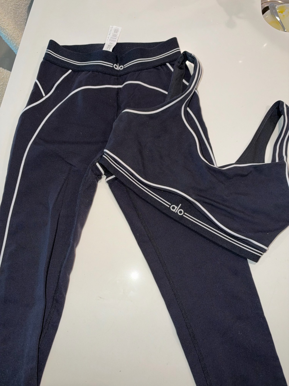 Airbrush heart throb legging and bra